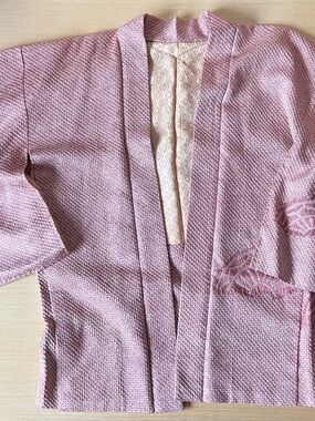 Beautiful Japanese Dusty pink Kimono Jacket